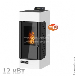 Камин пеллетный 12 кВт Wi-Fi